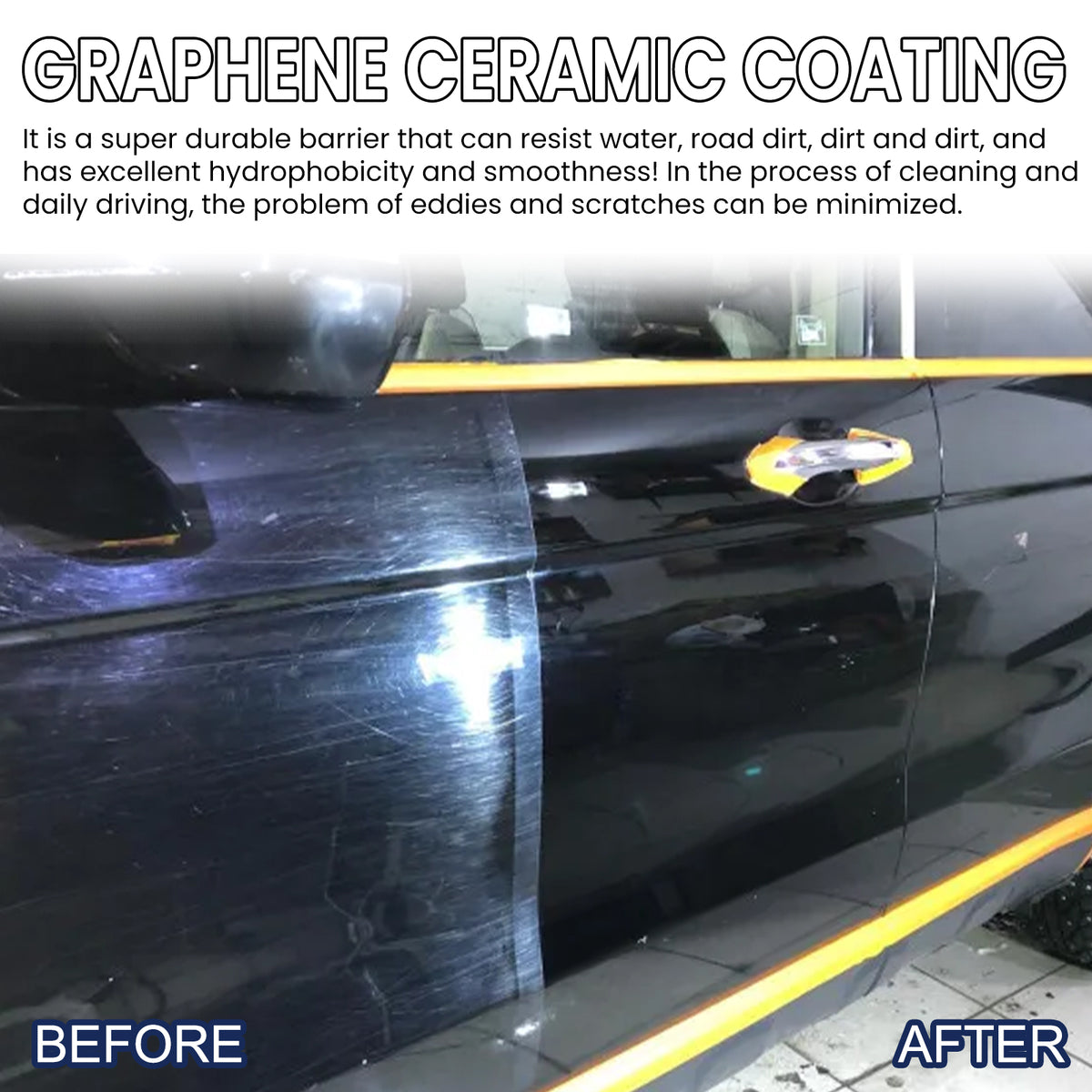 Applying ceramic coating to car paint